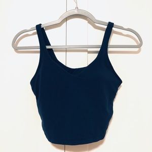 Lululemon sports bra sz 4 turquoise/teal like new!
